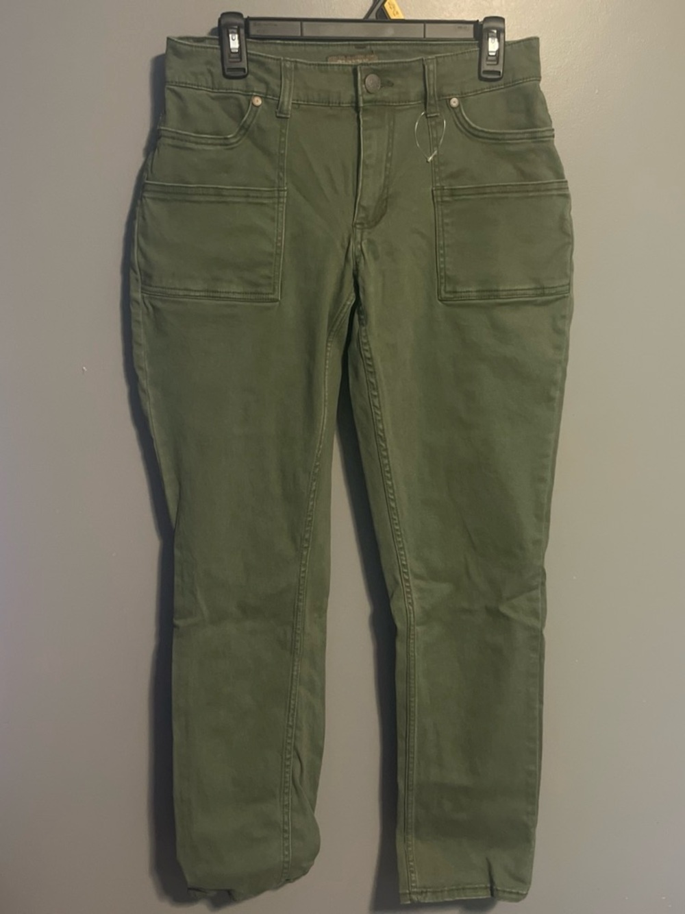 Bit & Bridle Olive Green Skinny Jeans